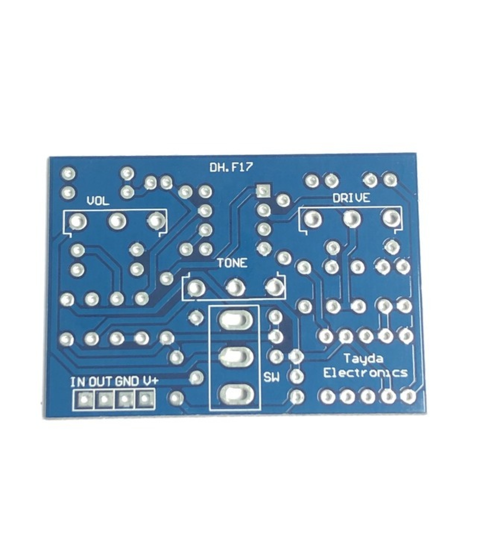 OCD Overdrive DIY PCB Guitar Effect