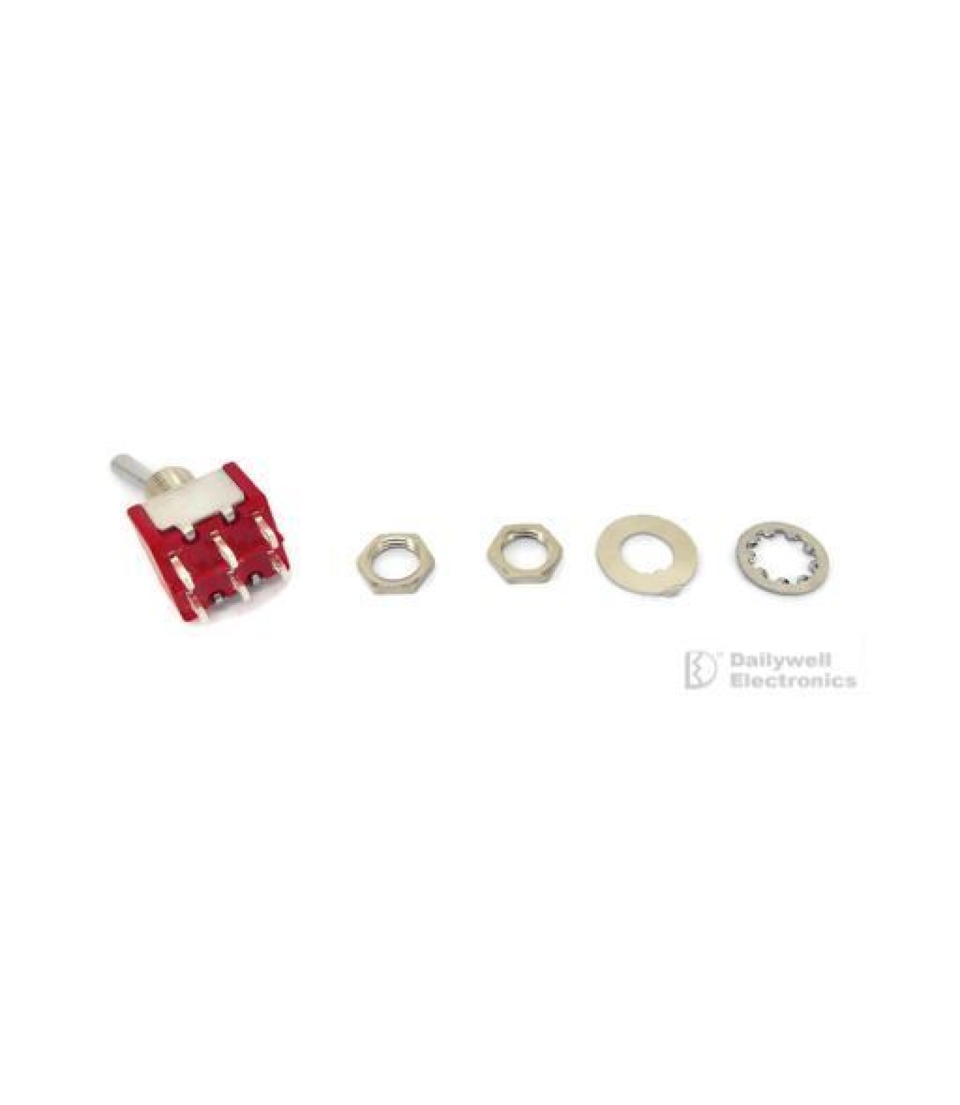 Mini Toggle Switch 1M Series DPDT On-On