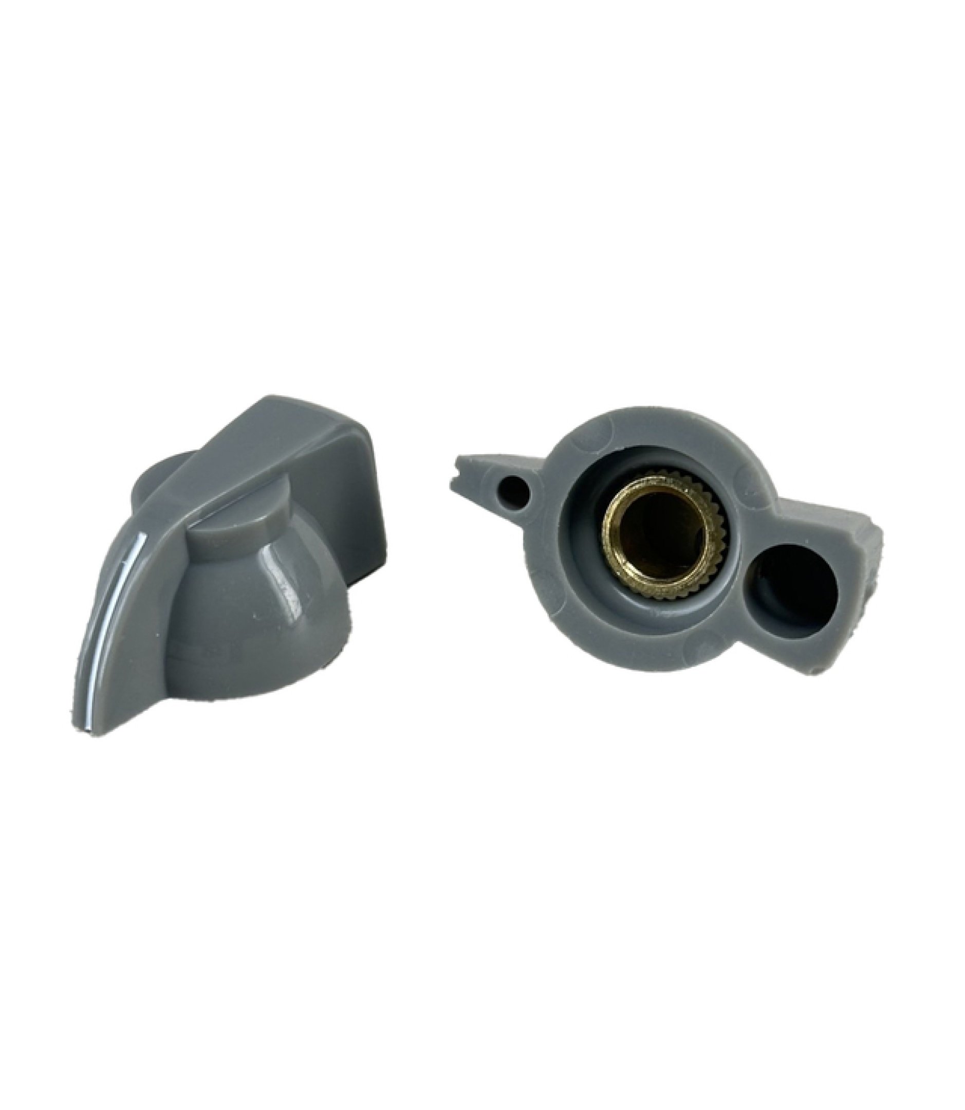 Chicken Head Gray Knob 6.4mm