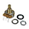 100Electronics 500K OHM LOGARITHMIC Taper Potentiometer Solder Lugs Round Shaft Dia: 6.35mm
