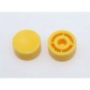 Tactile Switch Caps Yellow Color 5.3x10mm