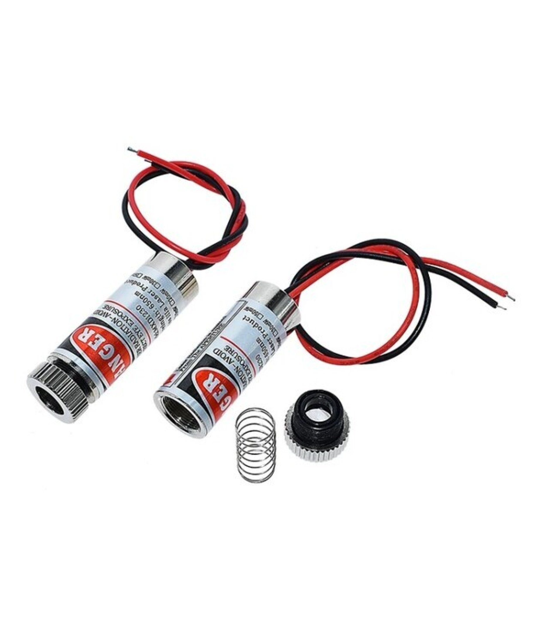 650nm Red Laser with Dot Mark Glass Lens