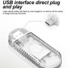 White LED Car Mini Touch Light USB