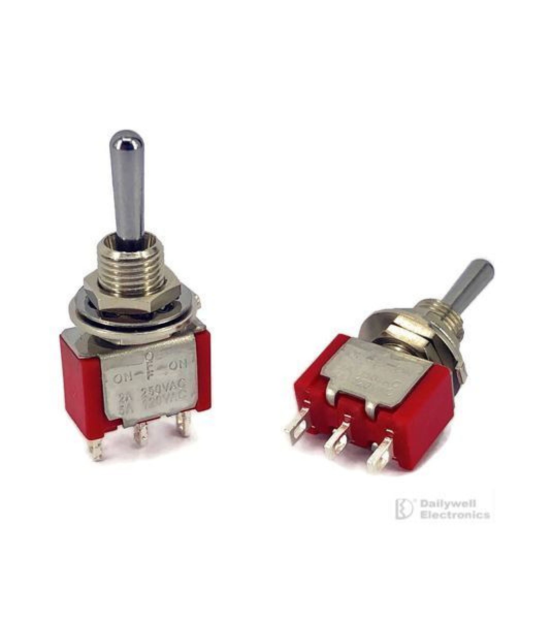 Mini Toggle Switch 1M Series SPDT On-Off-On
