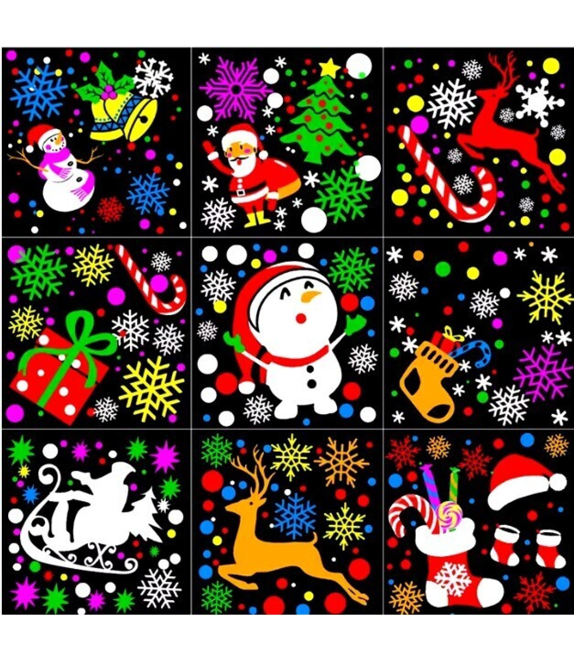 RGB Christmas LED Laser Projector 16 kinds patterns with EU plug