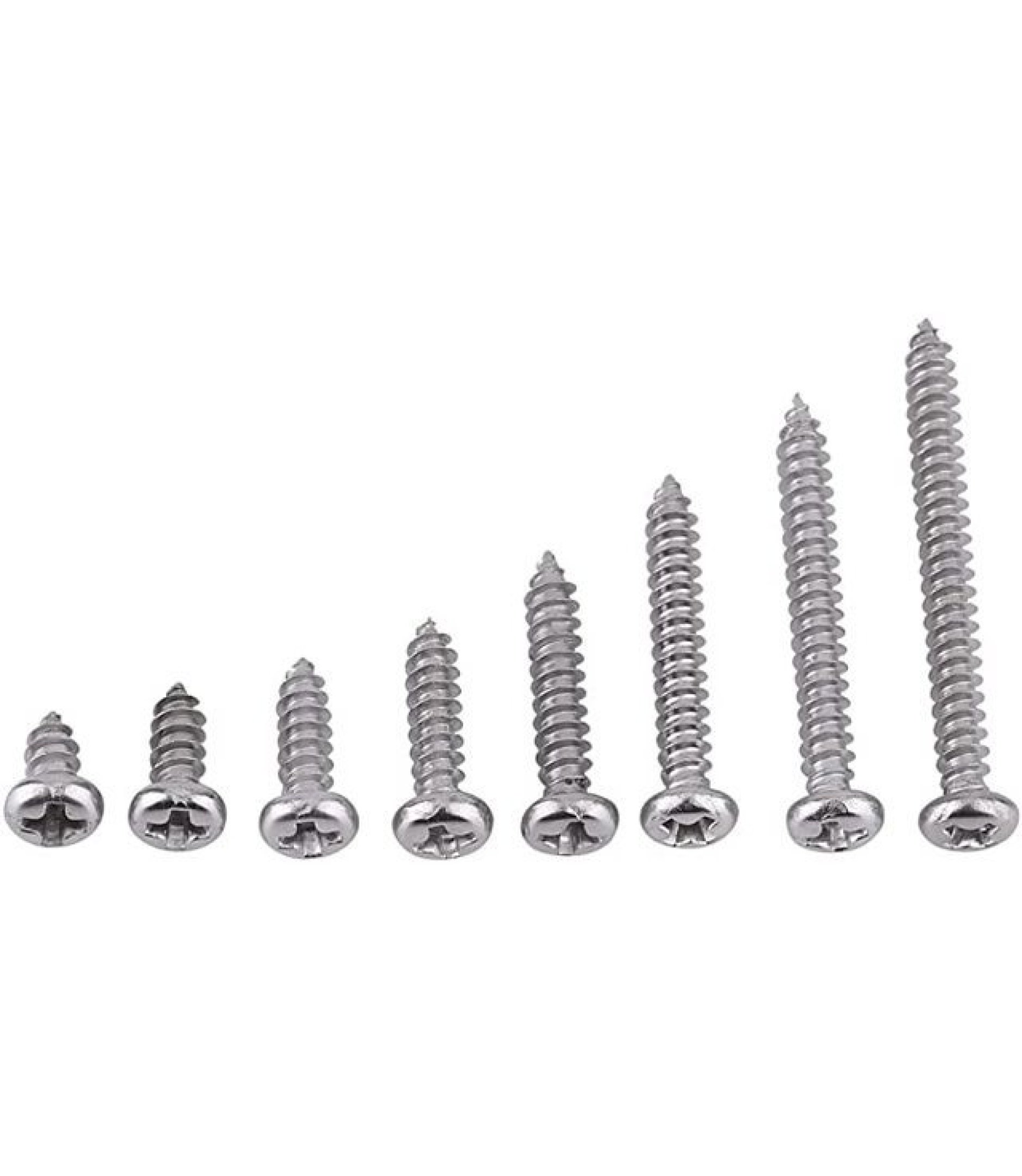 M3 Stainless Steel Self Tapping Screws Cross Round Pan Head 3x6mm