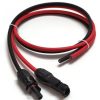1 Pair 14AWG Solar Panel Extension cable 1M