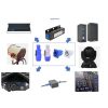 3 Pins Powercon Male Chassis Panel Mount Grey Color 20A 250V