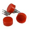 Red Dust Seal Cover For Potentiometer