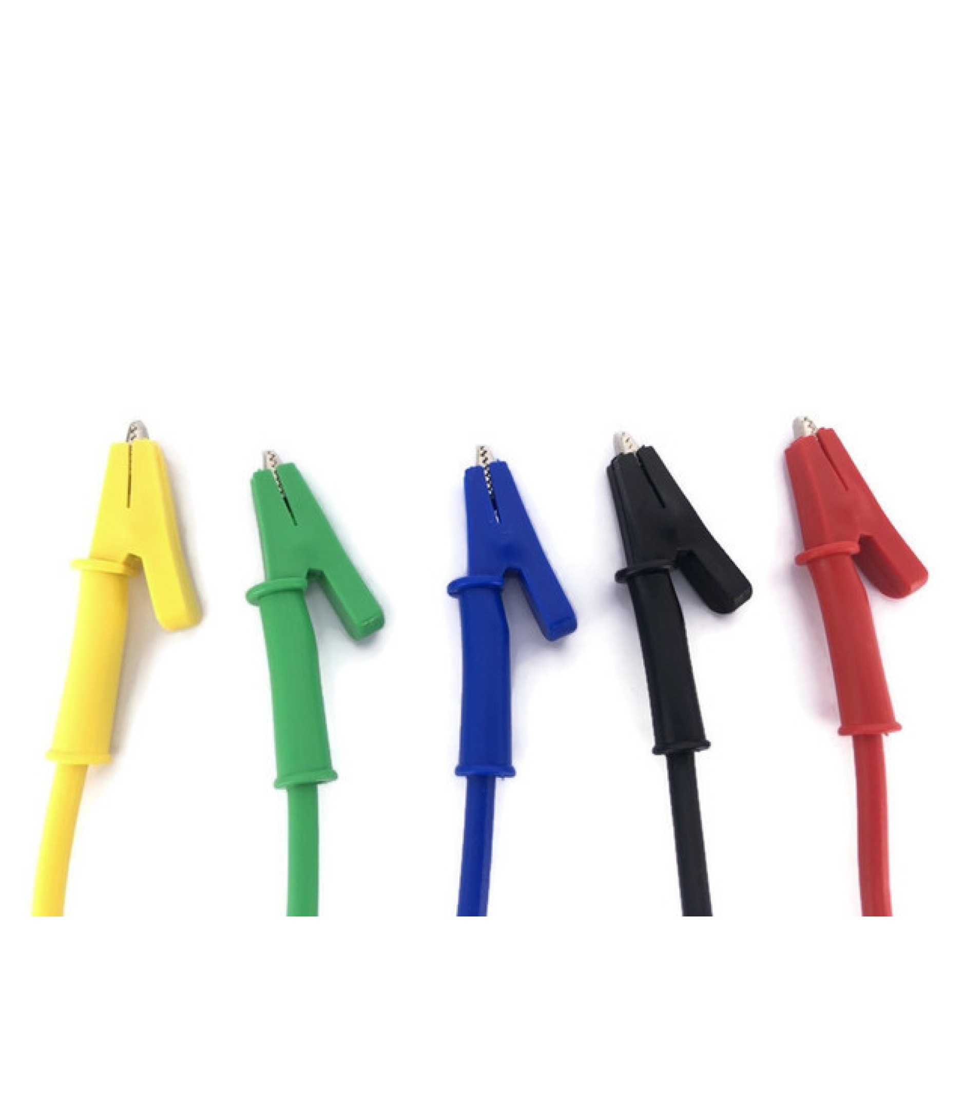 1M Banana Plug to Crocodile Alligator Clips 5 Pieces