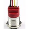 Piezoelectric light soft touch Latching Red color switch 12V