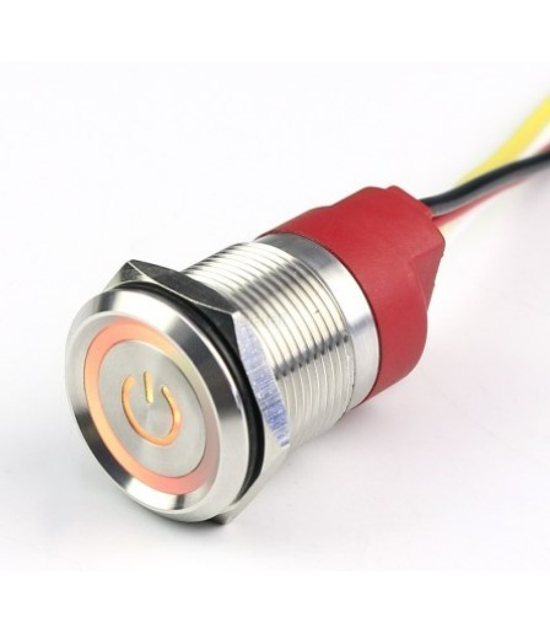 Piezoelectric light soft touch Latching Red color switch 12V