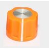 KN1360 ABS Fluted Orange Knob 16x12mm
