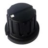 KN8E Black Knob 20x16mm Shaft Diameter 6.35mm