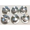 Silver Aluminum Knob 37mm with Delta Mark