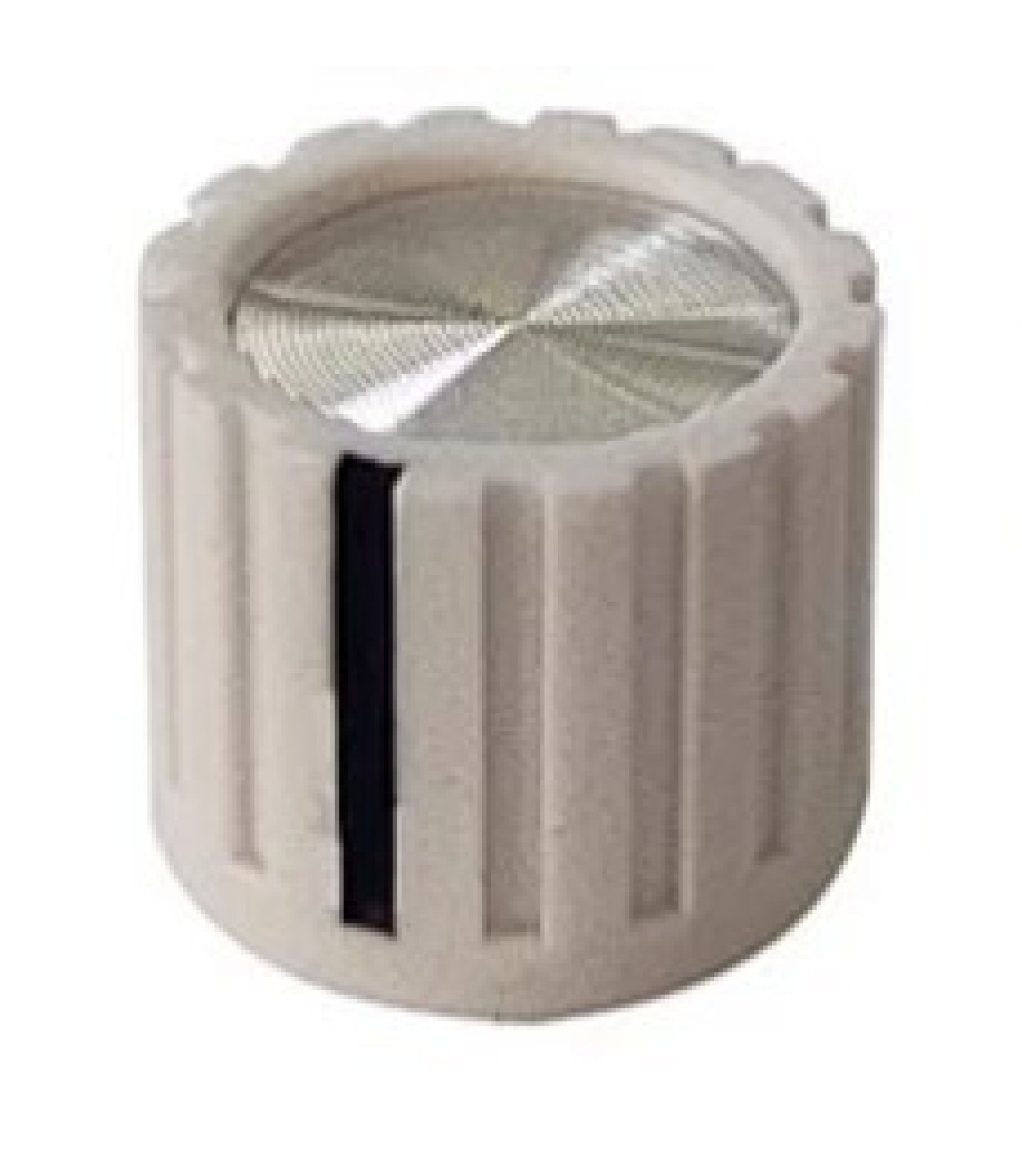 Control knob White color 13x11mm Shaft hole 6.4mm
