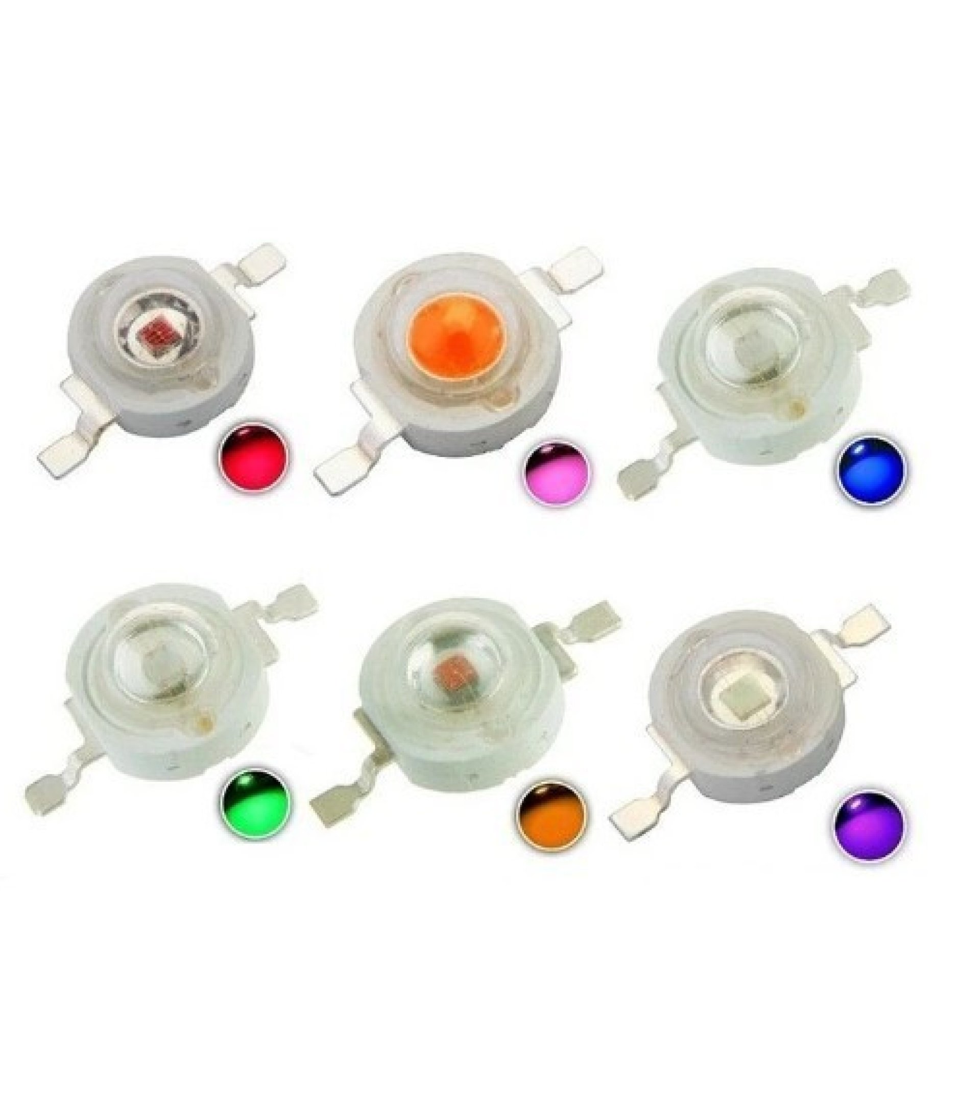 3W Red LED SMD Chip High Power
