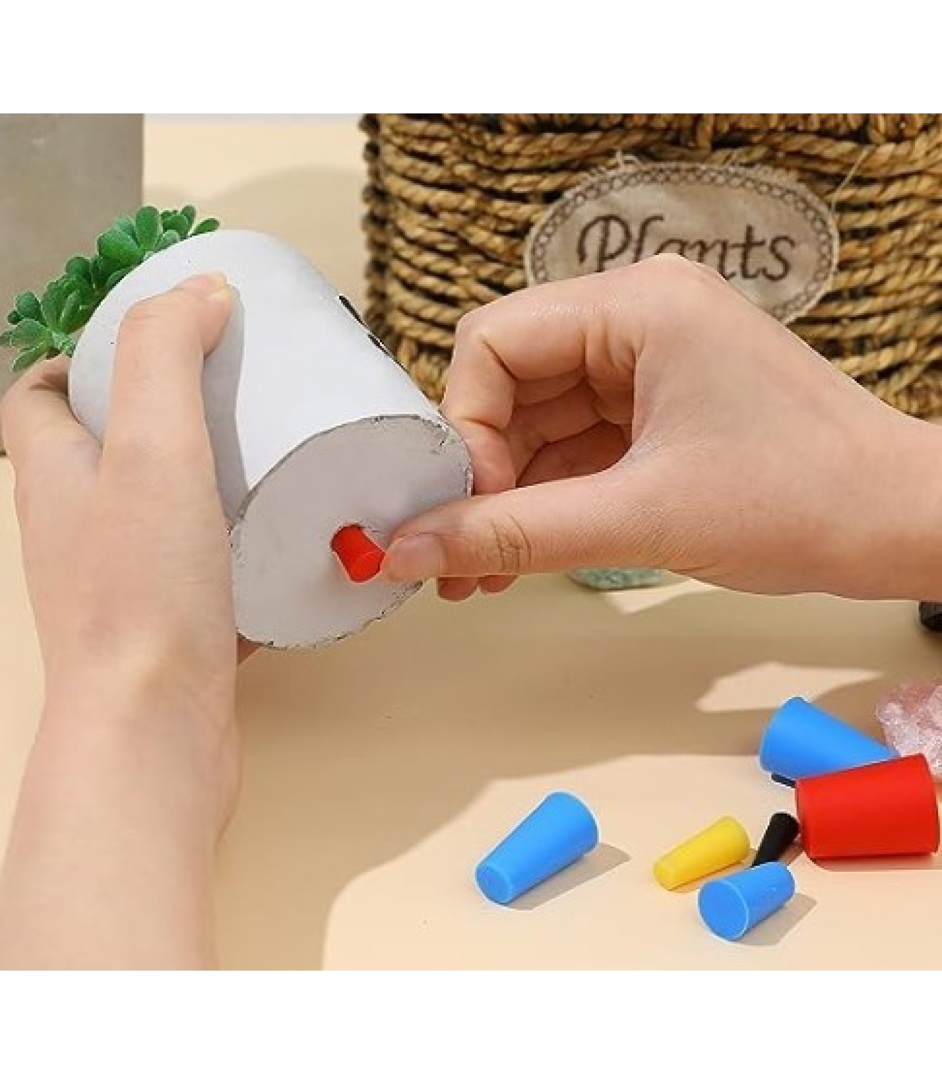 High Temp Silicone Rubber Tapered Plug Kit 8 Size 60 PCS