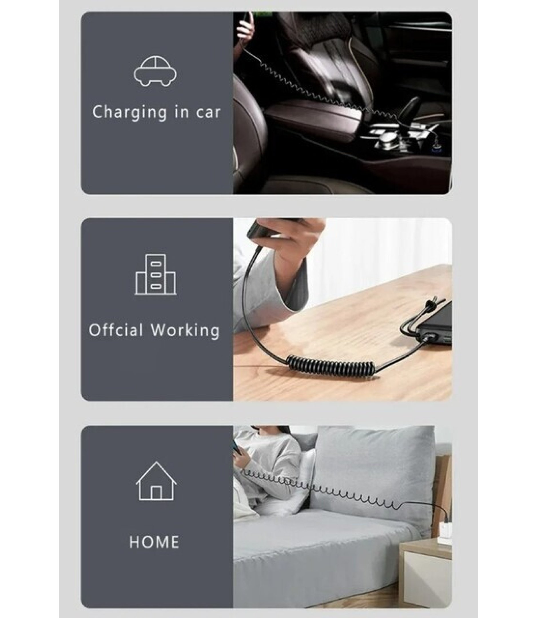 Type-C to USB Cable 66W 5A Fast charging
