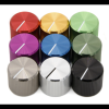 Knurled Aluminum Blue Knob 13x15mm