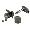 6.35mm 1/4" Mono Right Angle Metal Square Plug