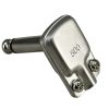 6.35mm 1/4" Mono Right Angle Metal Square Plug
