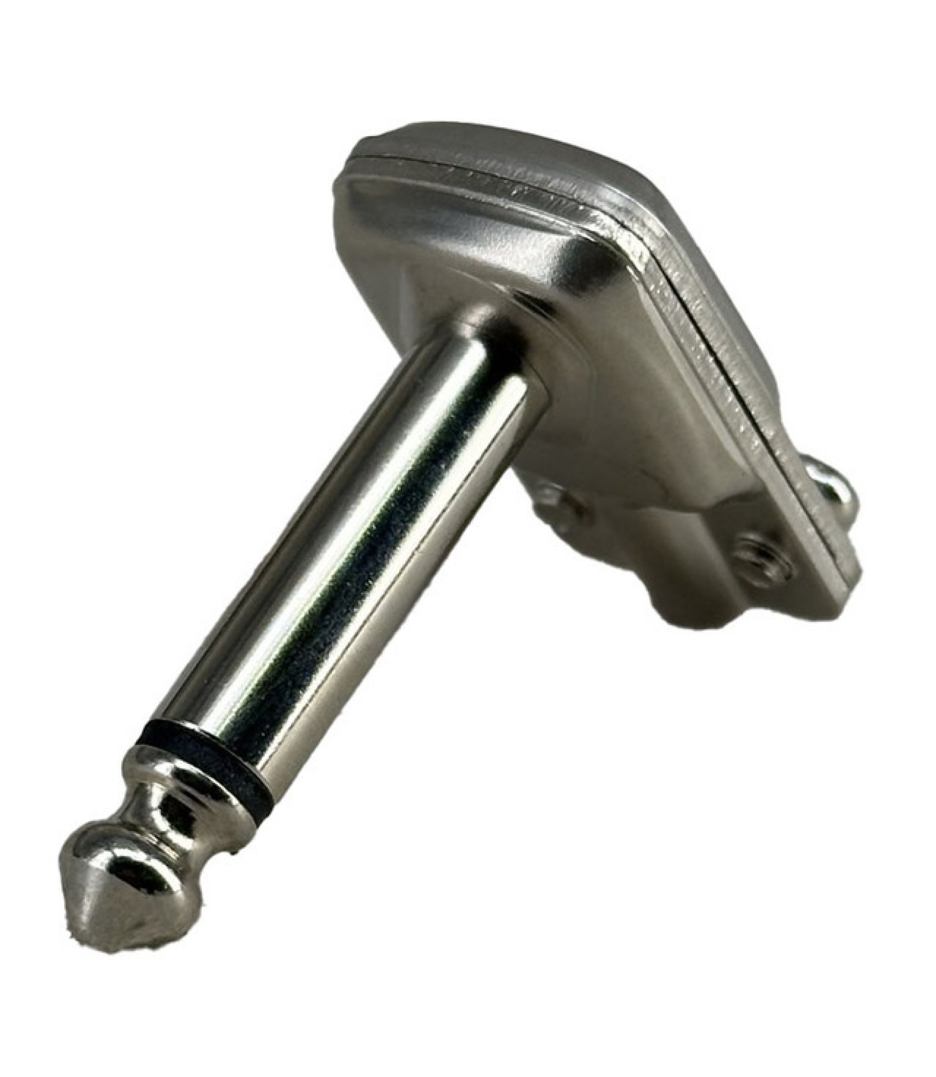 6.35mm 1/4" Mono Right Angle Metal Square Plug