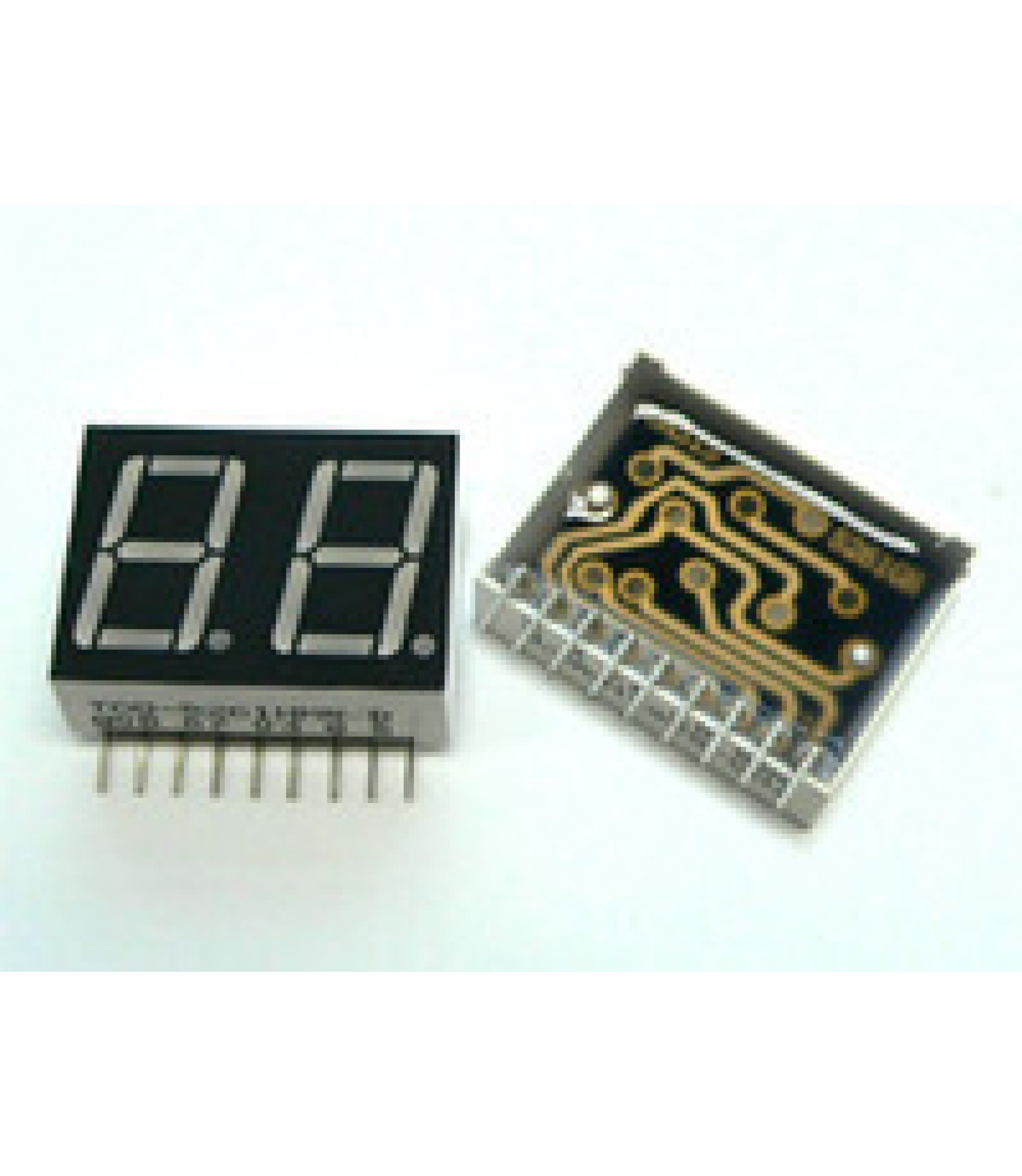 LED Display 7 Segment 2 Digit 0.56 inch Common Anode Ultra Red 11941 ucd