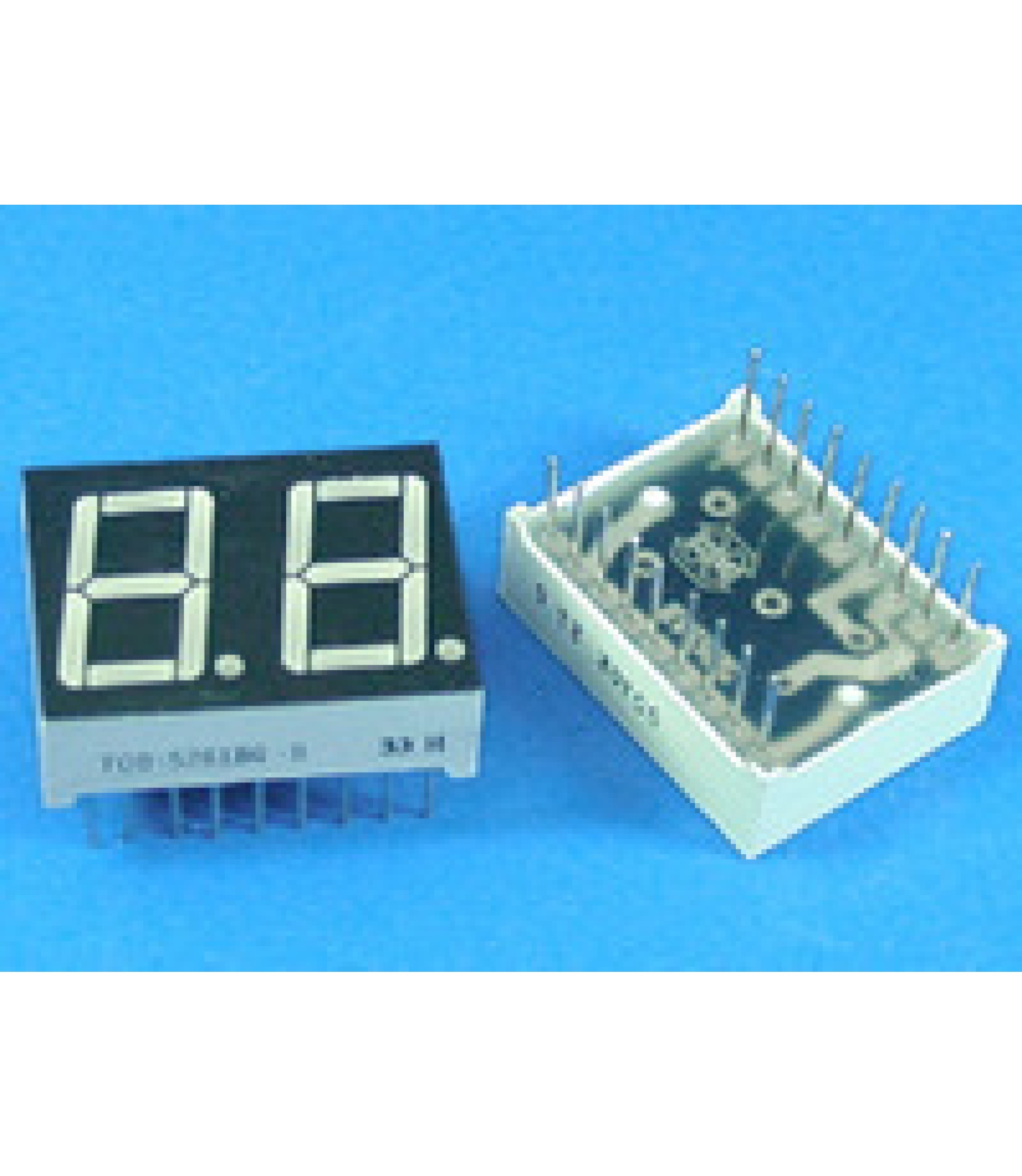 LED Display 7 Segment 2 Digit 0.56 inch Common Cathode Ultra Red 15524 ucd