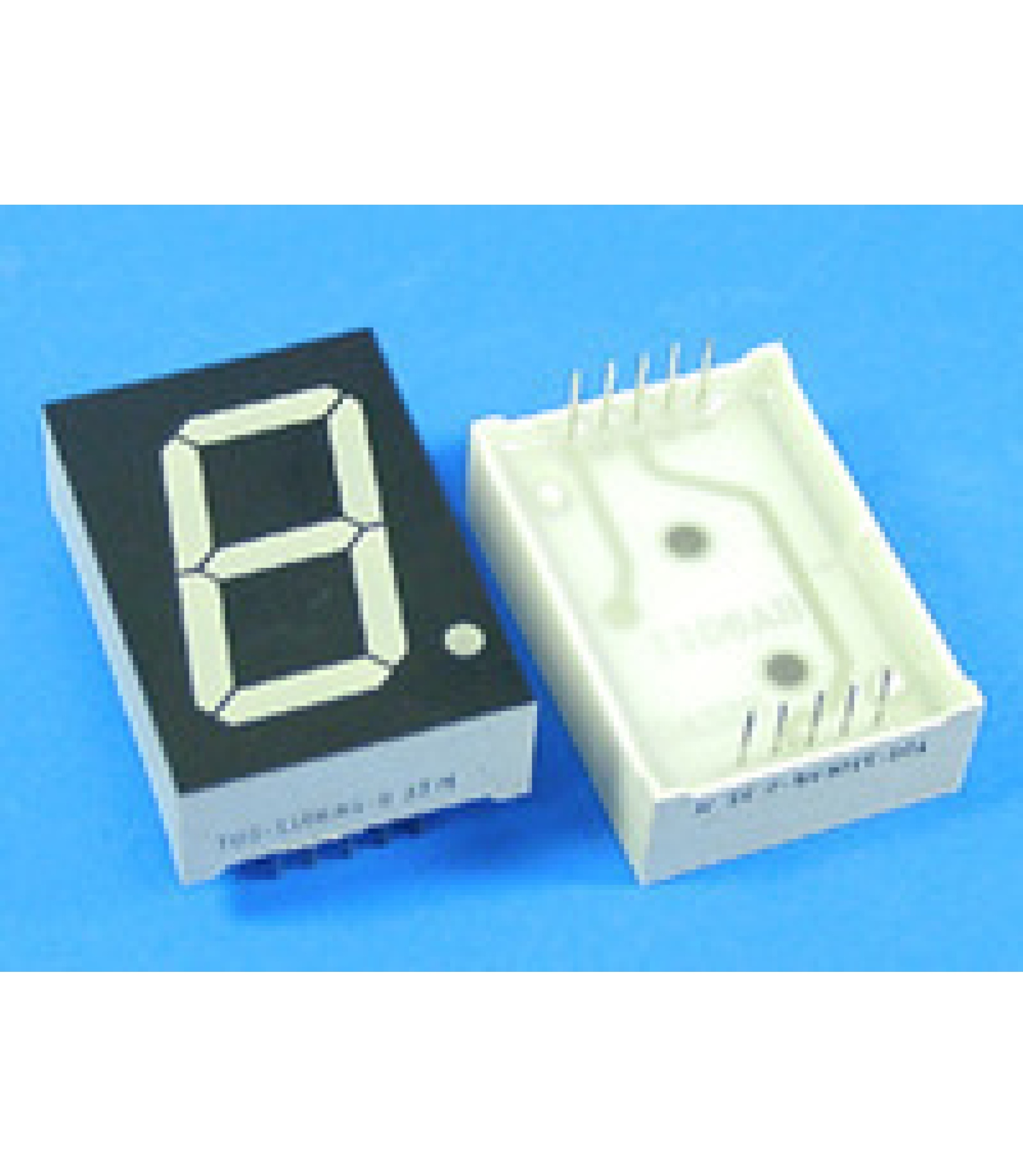 LED Display 7 Segment 1 Digit 1 inch Common Cathode Ultra Green