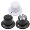 Black Rogan knob 29x20mm Shaft 6.4mm