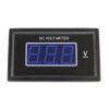 Digital DC Voltmeter 50 VDC Blue