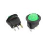 a-4714.JPG.jpg Round Rocker Switch Green ON/OFF SPST (with lamp) 220VAC