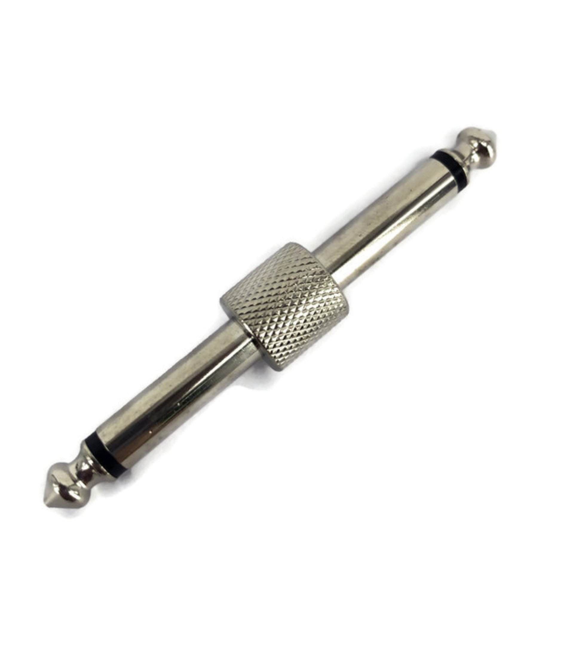 6.35mm 1/4" Male to Male Coupler Adaptor Straight Type