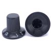 a-6190-1.jpg Black Knob Black cap with White Numbering 1 to 10 23x18mm Shaft 6x18T