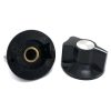 Classic knob Black color 29x16mm Shaft hole 6.4mm