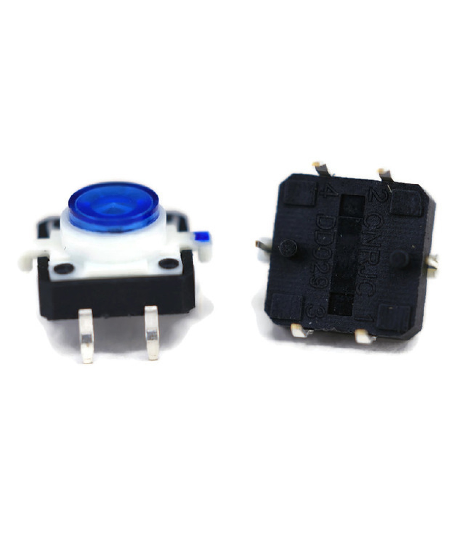 illuminated Tact Switch Blue LED 12*12mm 7.3mm Through Hole SPST-NO
