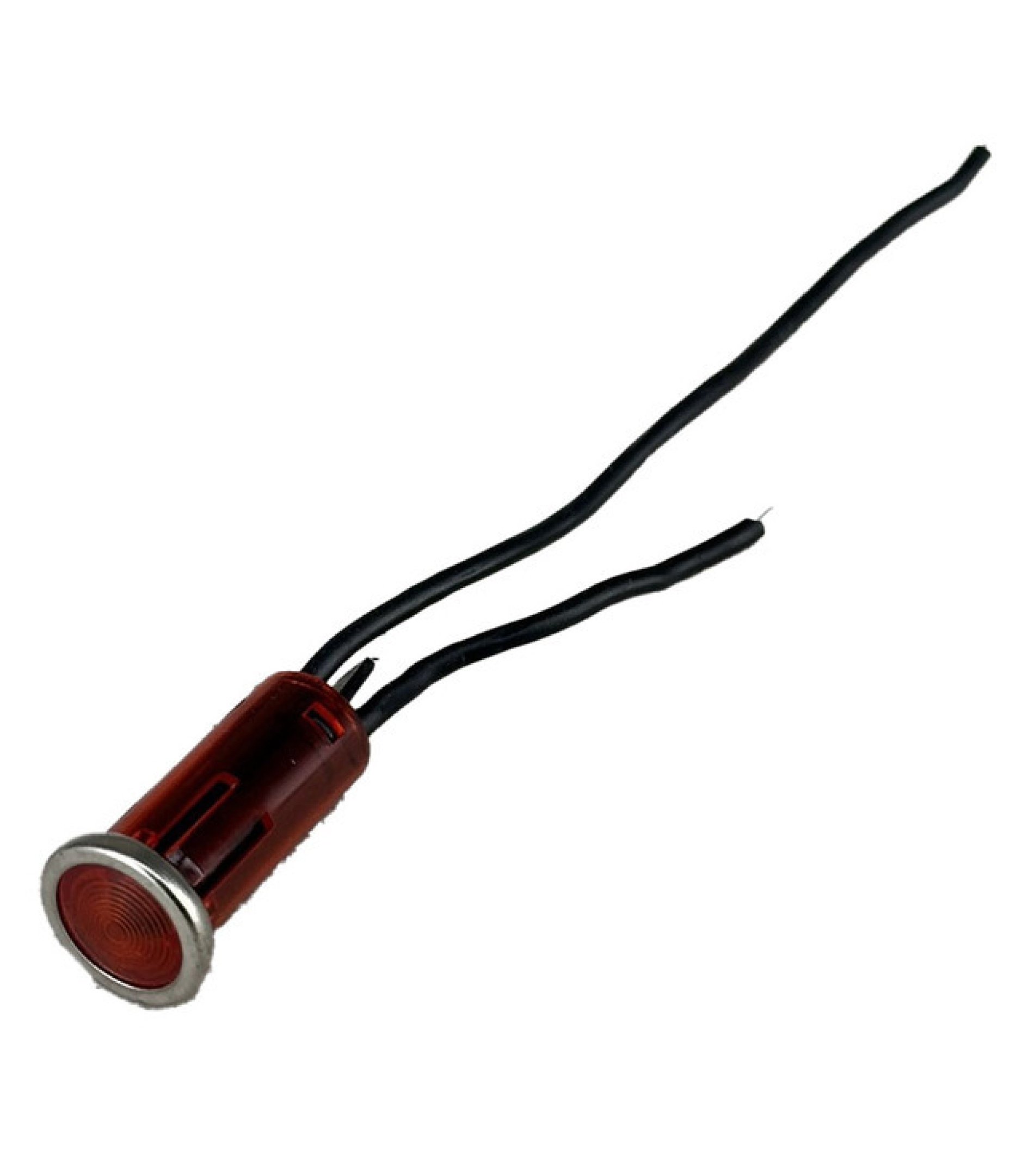 12V Plastic RED LED indicator