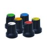 Black body Red Top Knob 15x16 Shaft 6x18T