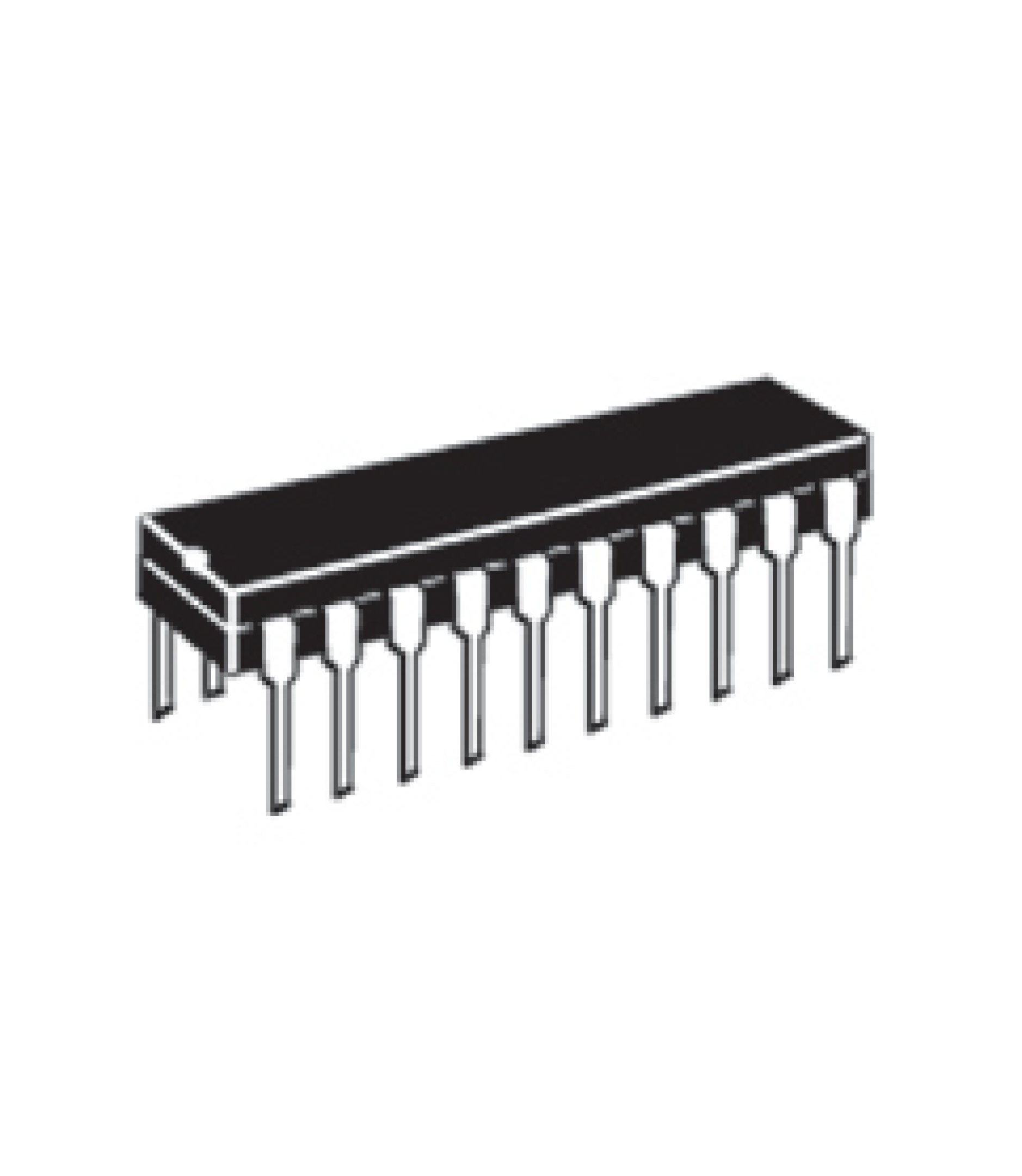 Electronic component image of AS1108 7 Segment 4 Digit LED Display Driver IC for circuit design.