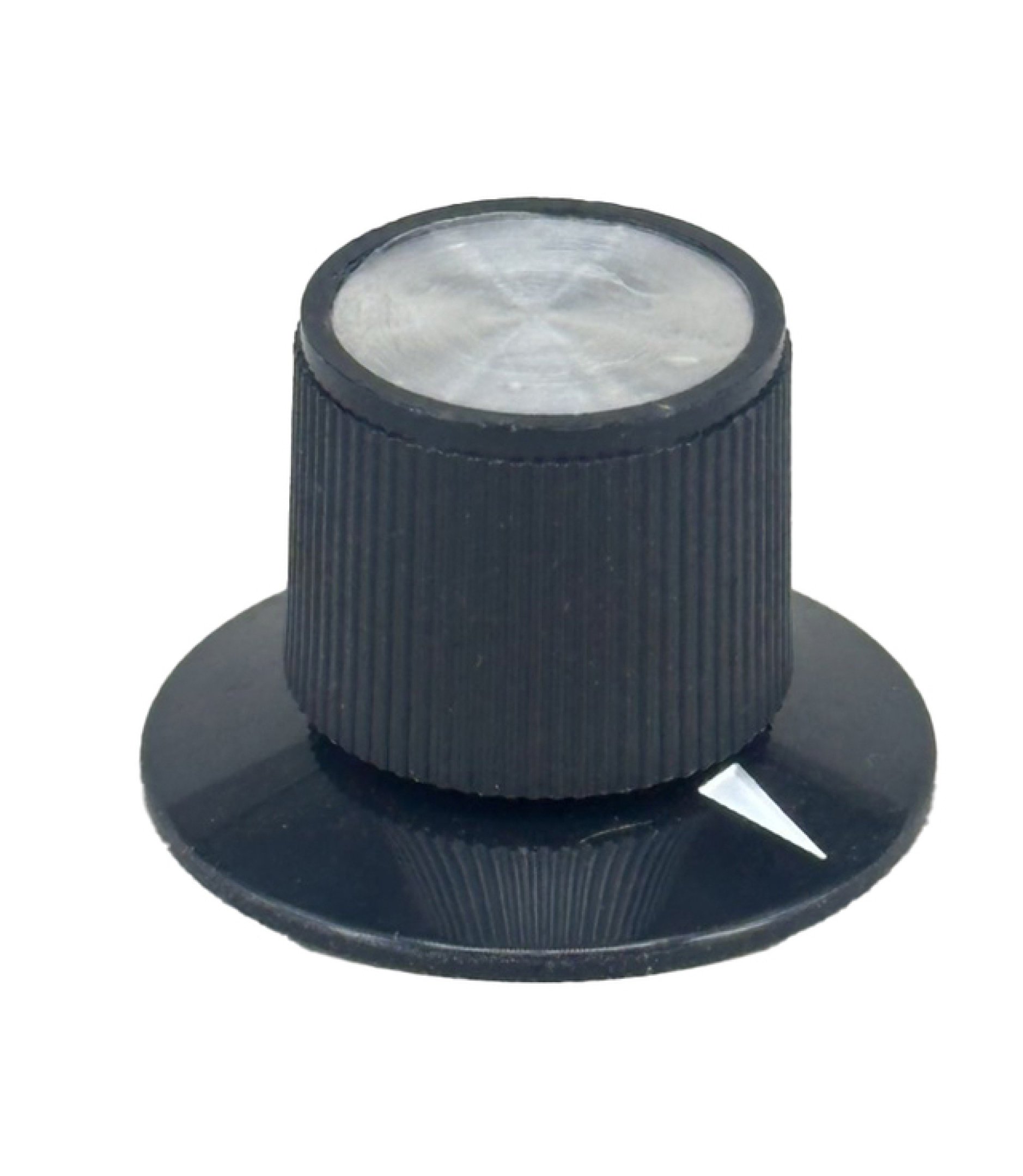 Black Rogan knob 29x20mm Shaft 6.4mm