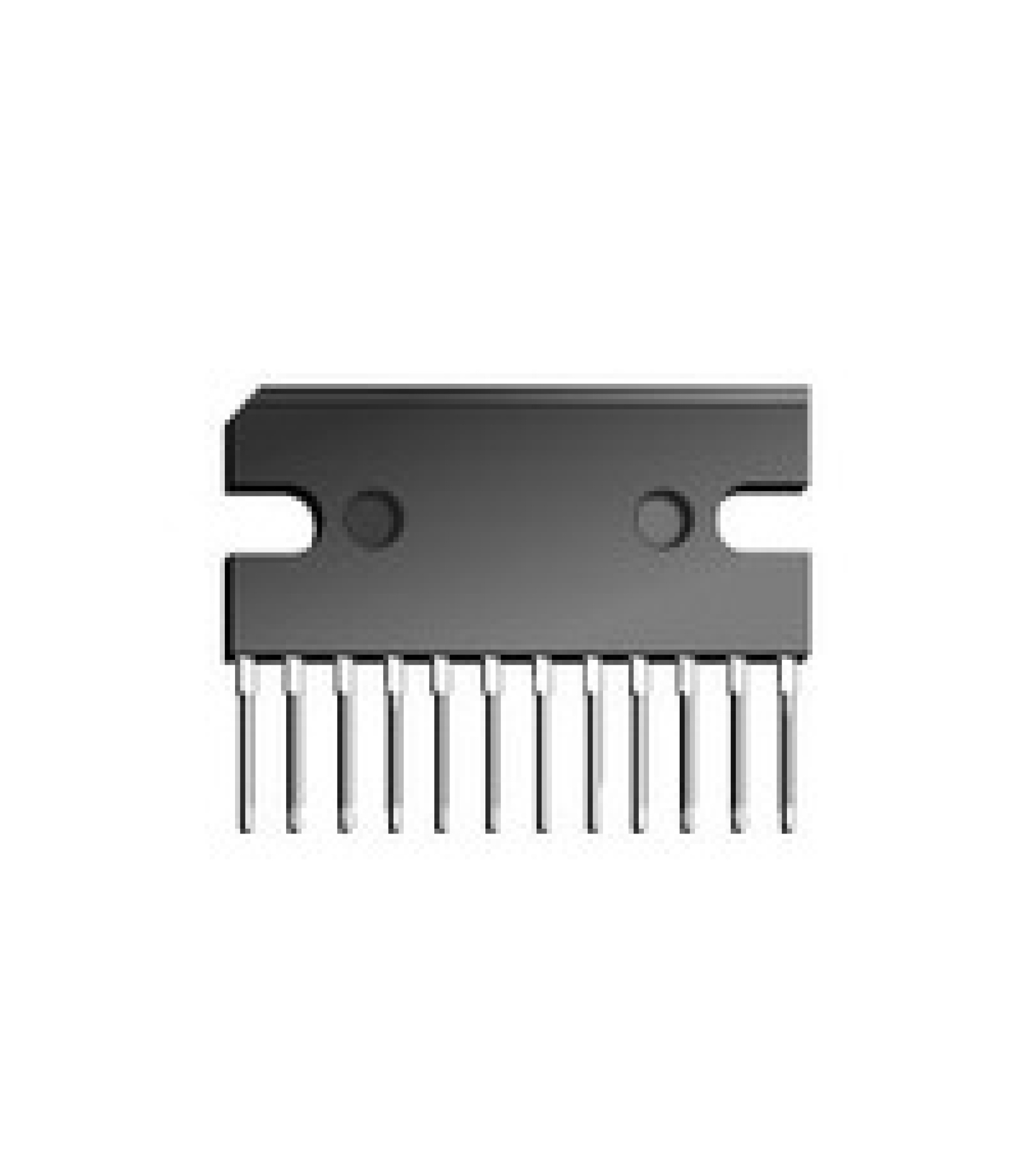 Electronic component image of BA5406 Audio Amplifier IC for circuit design.