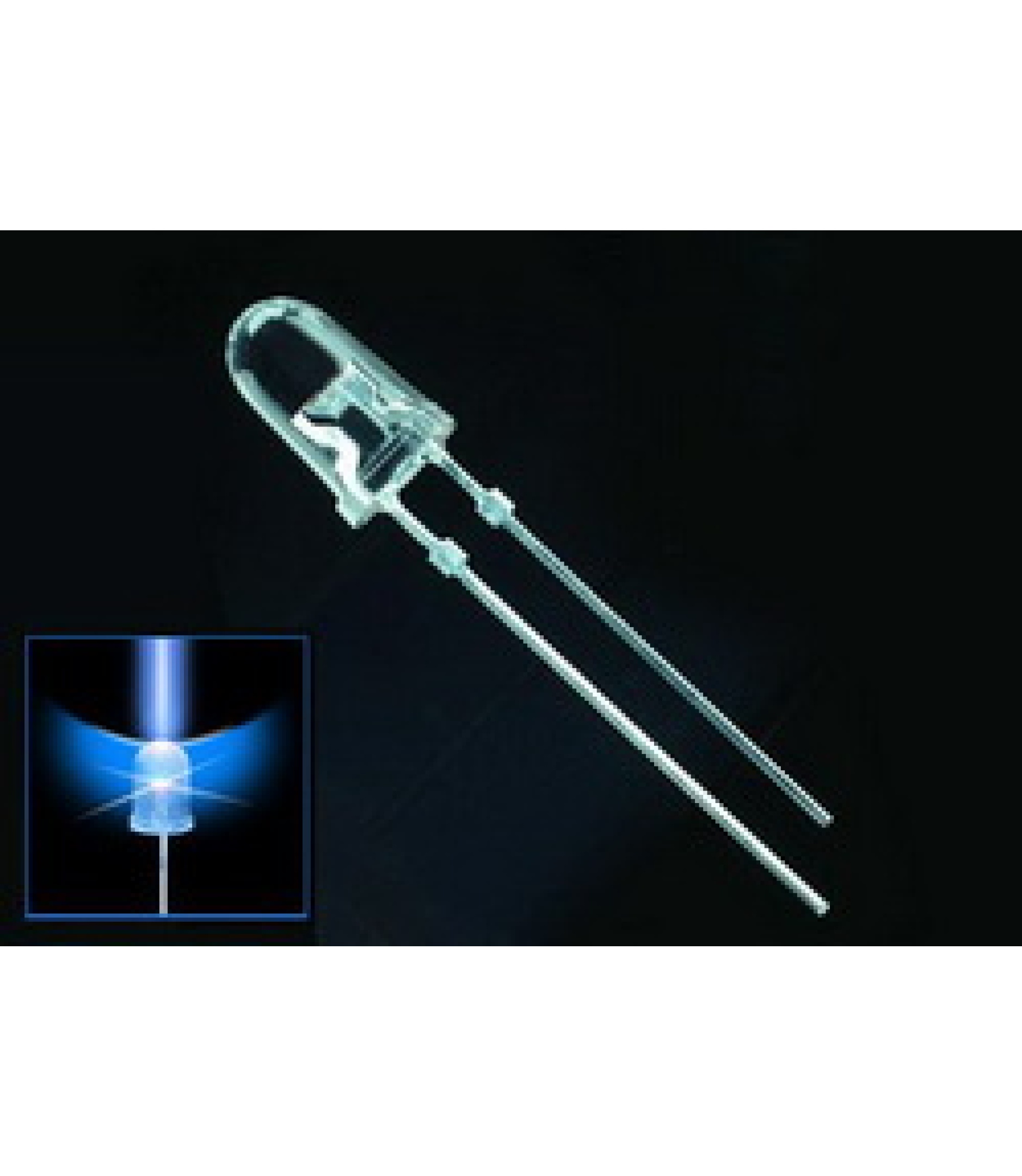 LED 5mm Blue Water Clear Ultra Bright