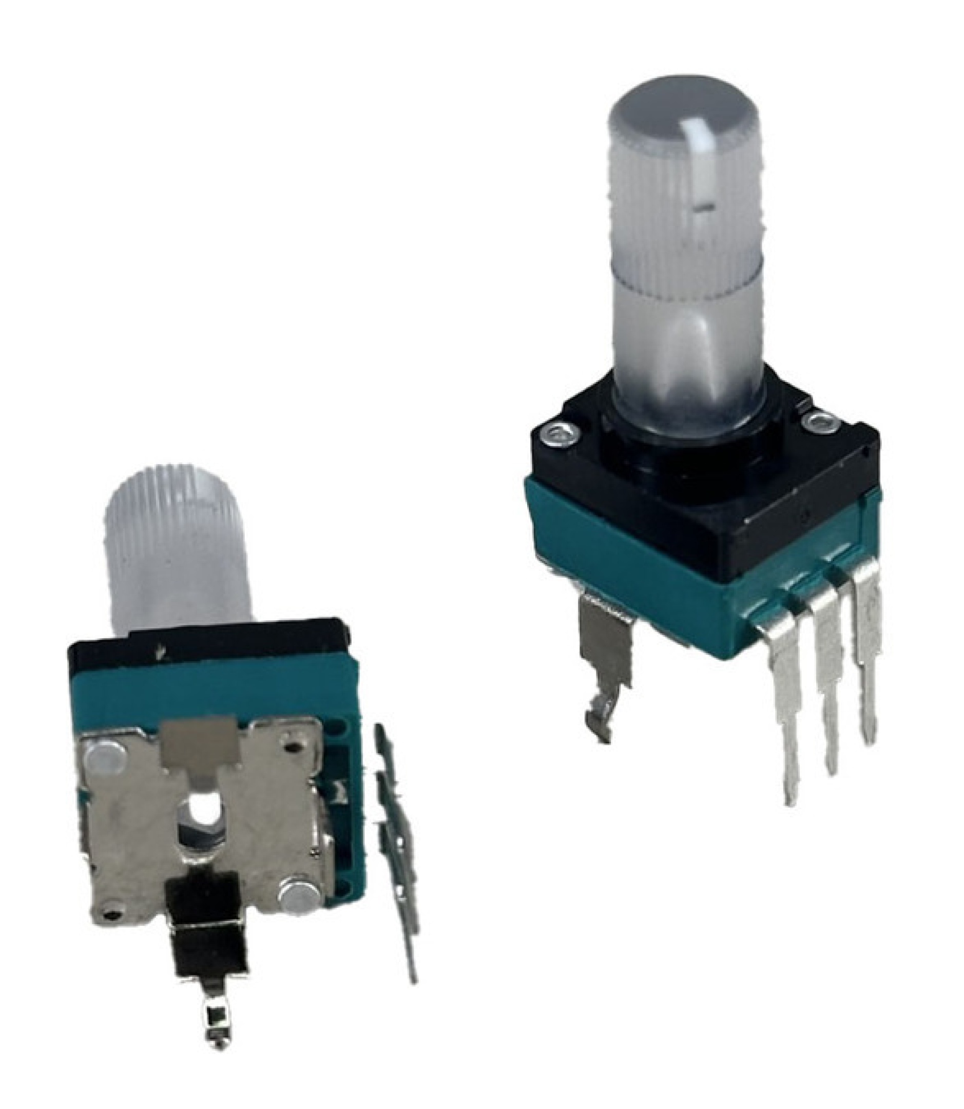 100Electronics 1M OHM Linear Taper Potentiometer CLEAR Spline Shaft PCB Mount