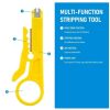 Yellow color Wire Stripper Crimping Pliers Tool