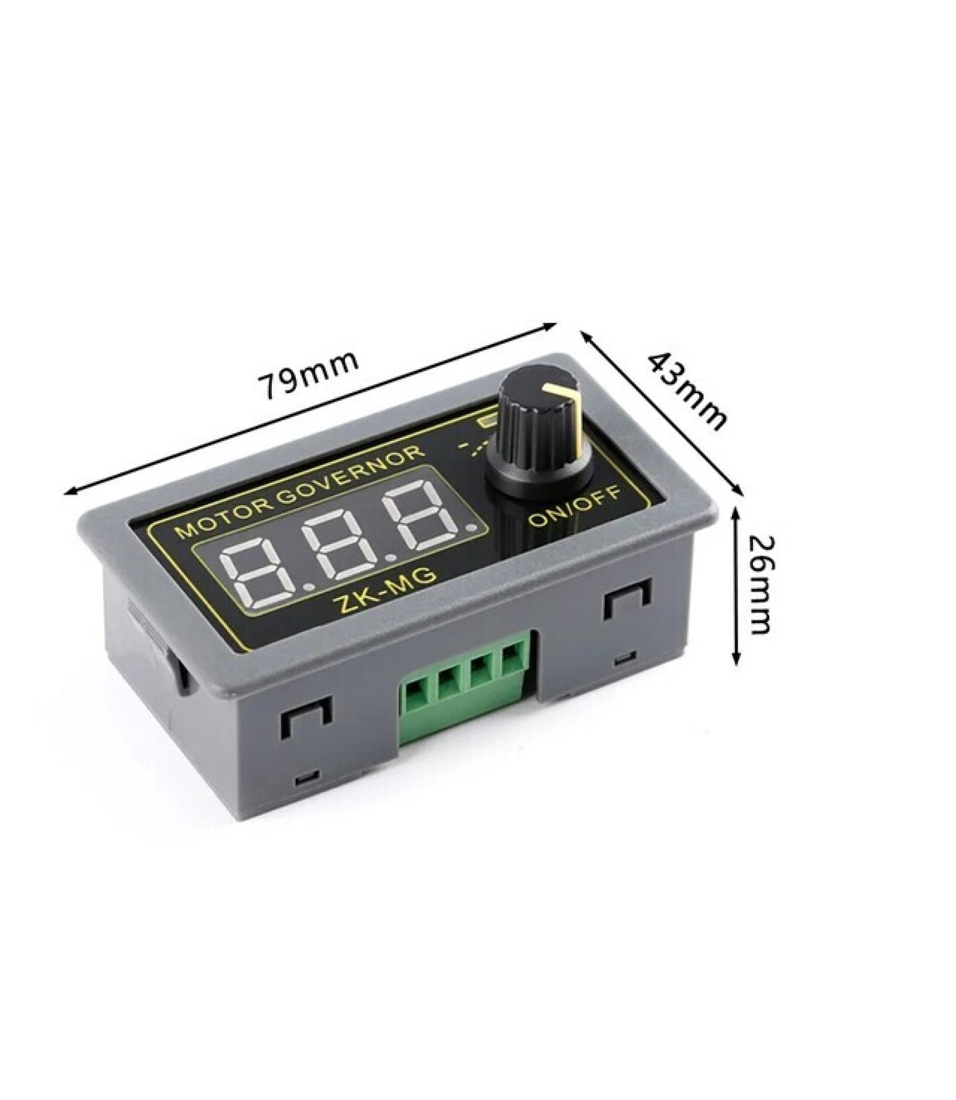 DC Motor Controller PWM Adjustable Speed Digital Display