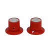 Red Rogan knob 29x20mm Shaft 6.4mm