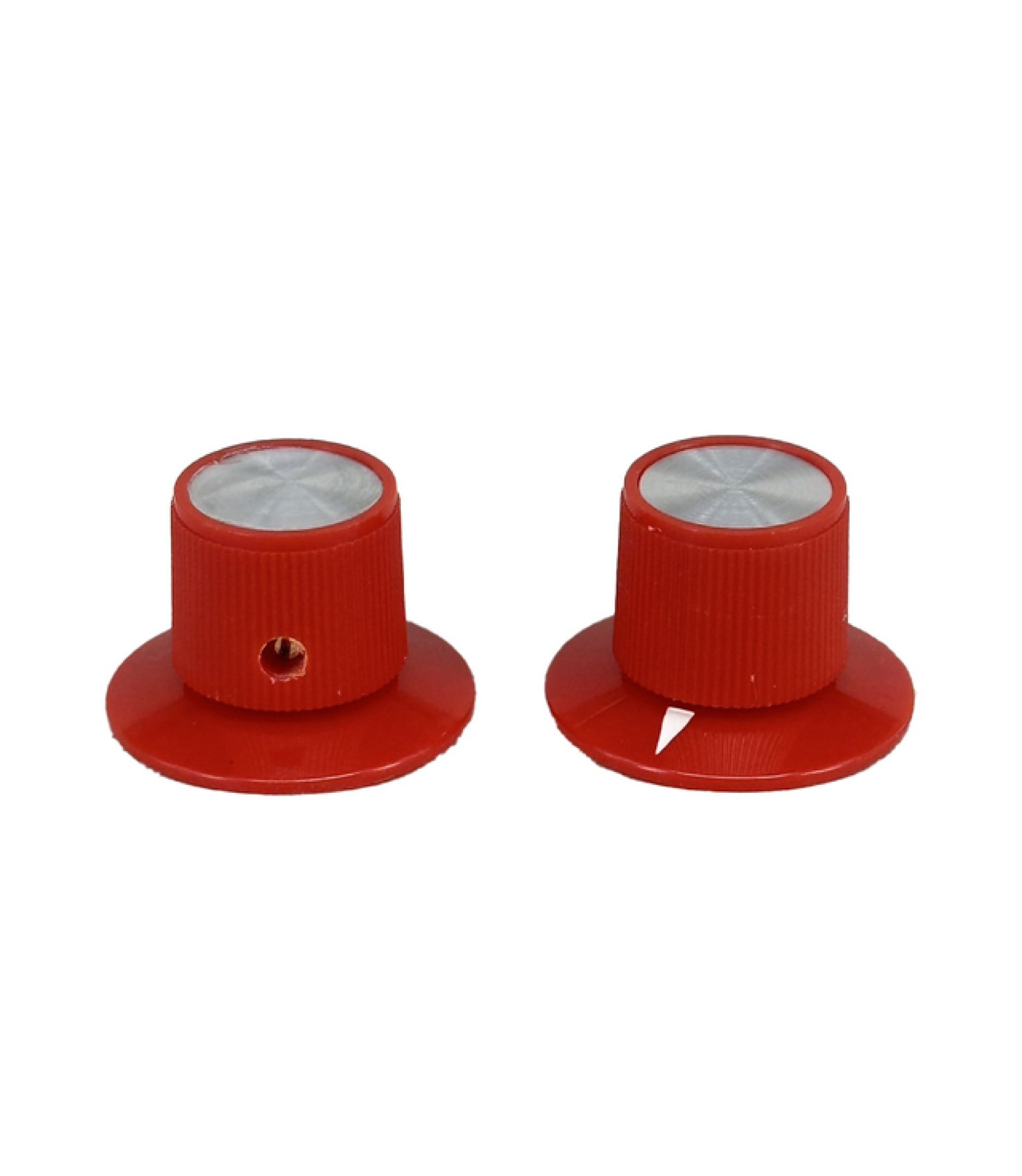Red Rogan knob 29x20mm Shaft 6.4mm