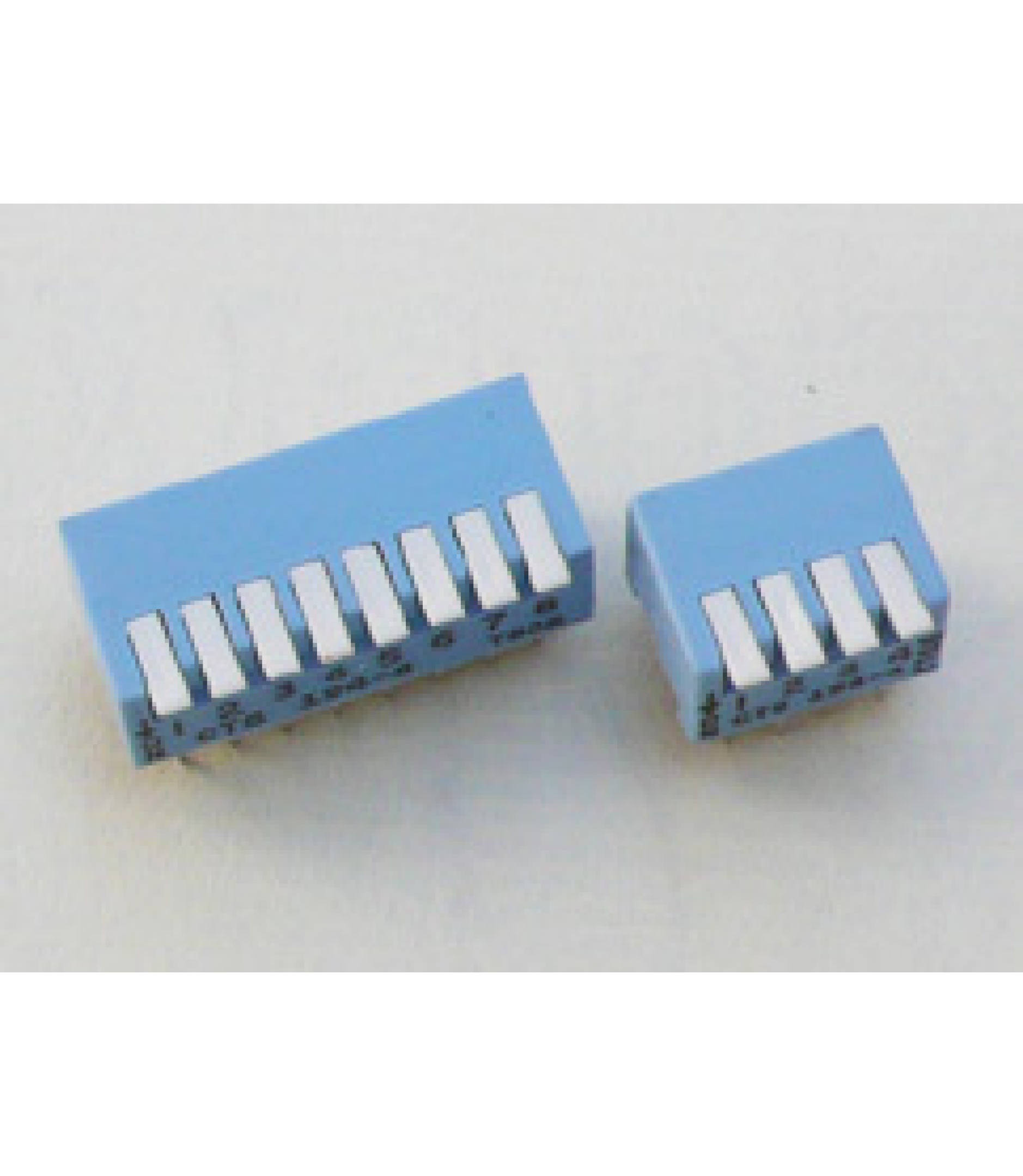 Electronic component image of Dip Switch 4 Positions Gold Plated Contacts Side Actuated Piano for circuit design.