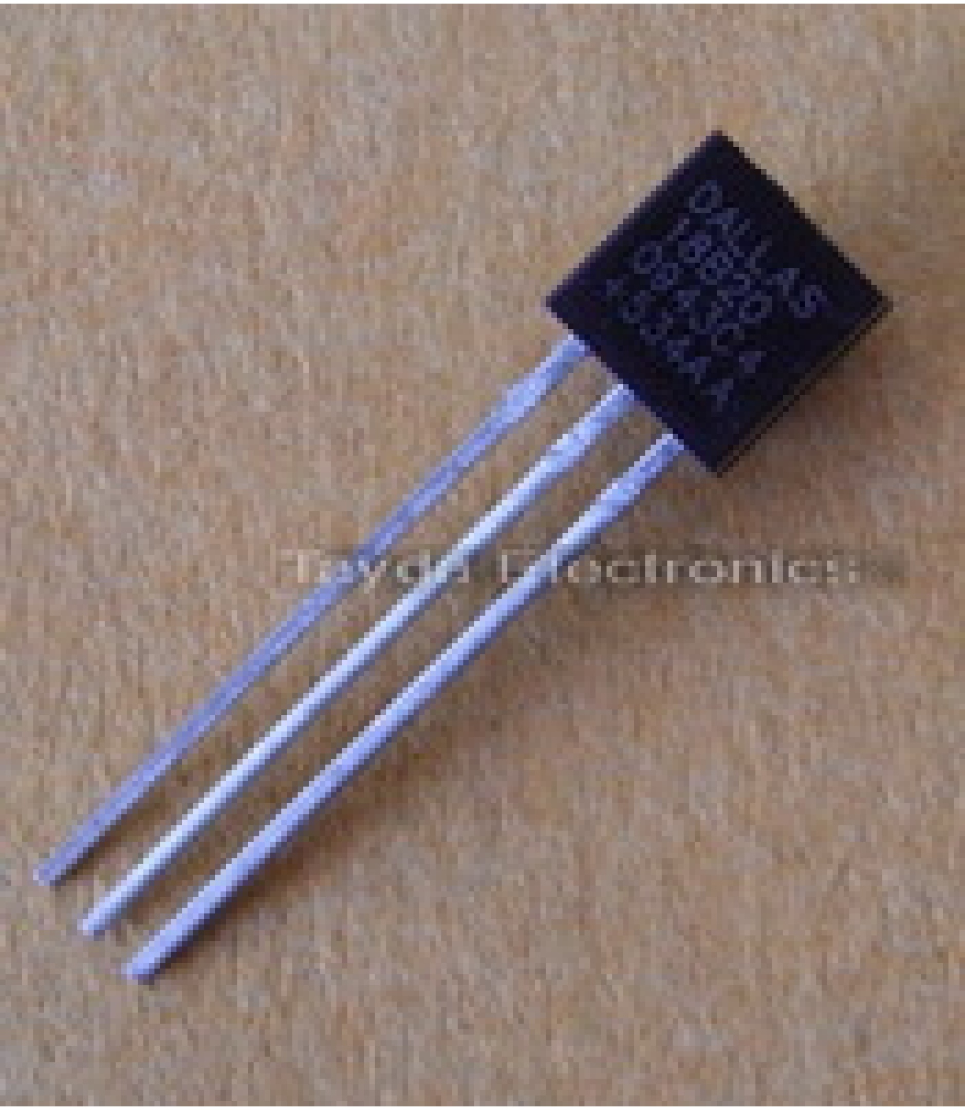 Electronic component image of DS18B20 1-Wire Digital Temperature Sensor IC for circuit design.